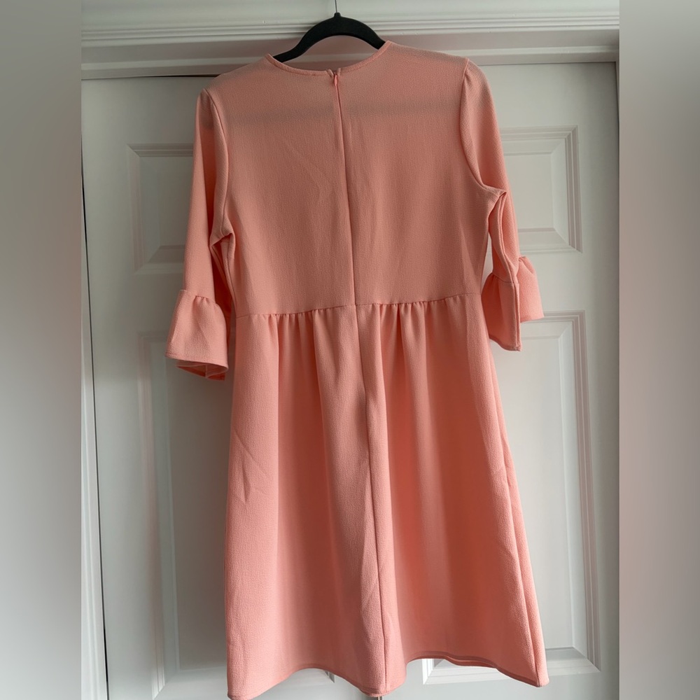 Ces Femme Blush Pink Textured Crewneck Top